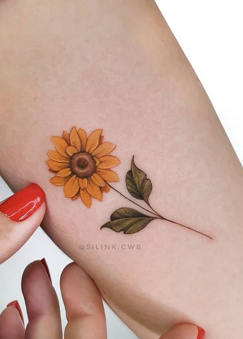 Best Small Tattoos, Self Love Tattoo, Upper Arm Tattoos, Bicep Tattoo, Vine Tattoos, Forearm Tattoo Women, Sunflower Tattoos, Arm Band Tattoo, Tatuaje A Color