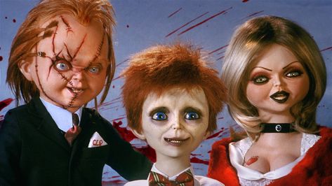 Chucky - Childs play- seed of chucky Seed Of Chucky, Tiffany Bride Of Chucky, Tiffany Bride, Chucky Movies, Chucky Horror Movie, Horror Movies Funny, Gina Gershon, Chucky Doll, Bride Of Chucky