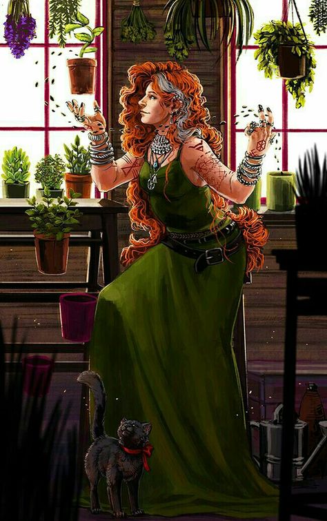 Green Witch Aesthetic, Baba Jaga, Witch Art, Witch Aesthetic, Witchy Woman, Green Witch, Arte Fantasy, Book Of Shadows, Amazing Art