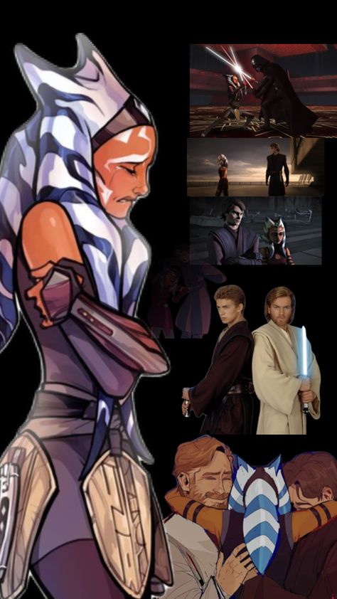 Starwars Ahsoka Wallpaper, Anakin And Ahsoka, Anakin X Ahsoka, Ahsoka Tano, Star Wars Fandom, Star Wars Rebels, Anakin Skywalker, Obi Wan, Star Wars Art