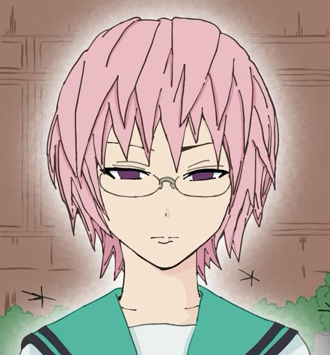 Saiki K Girl Form, Saiki K As A Girl, Saiki Girl Version, Saki K Characters, Saiki Female, Saiki K Female, Female Saiki Kusuo, Kusuko Saiki, Kuriko Saiki Icon