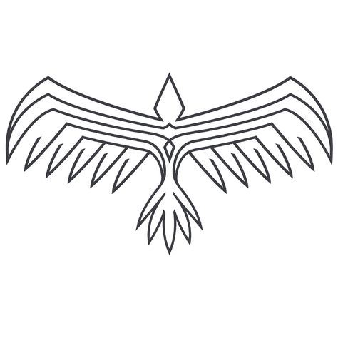 Thunderbird | Frank Ozmun | Graphic Design & Hand Lettering Thunder Bird Tattoo, Indian Thunderbird Tattoo, Simple Thunderbird Tattoo, Fine Line Thunderbird Tattoo, Simple Thunderbird Drawing, Traditional Thunderbird Tattoo, Thunderbird Drawing, Thunderbird Design Art, Thunderbird Tattoo