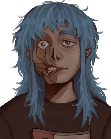 I think I finally have been able to draw sally without his mask without it looking like a weird anime boy . . . #sallyface #sf #sanitysfall #salfisher #sallyfisher #sal #sally #larry #larryjhonson #strangenightmares #digitalart #digitalart #sallytober #digital #ilustration #sallyfacesally #sallyface Sallyface Poster, Sally Face Without Mask, Ash Sally Face, Weird Anime, Sally Fisher, Best Indie Games, Sally Man, Sal Fisher, Sally Face Game