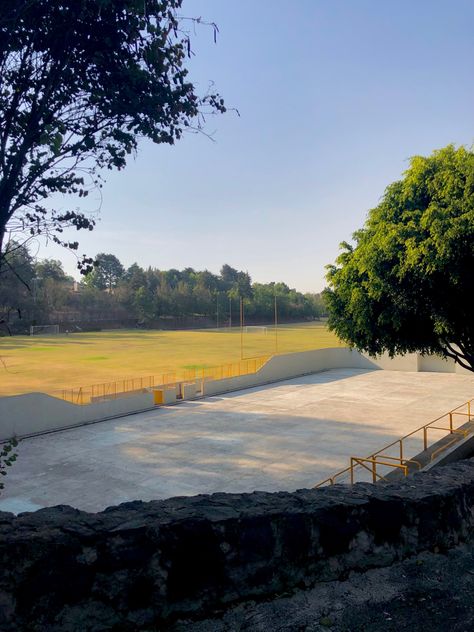 School Field Aesthetic, Environment References, School Field, Outdoor School, Live Life, Witch, Soccer, England, Water