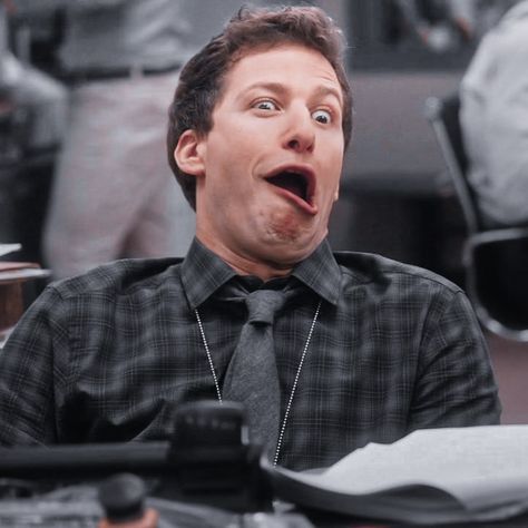 Jake Peralta Pfp, B99 Pfp, Andy Samberg Funny, Jack Peralta, Jake Peralta Icon, B99 Icons, Charles Boyle, Gina Linetti, Amy Santiago