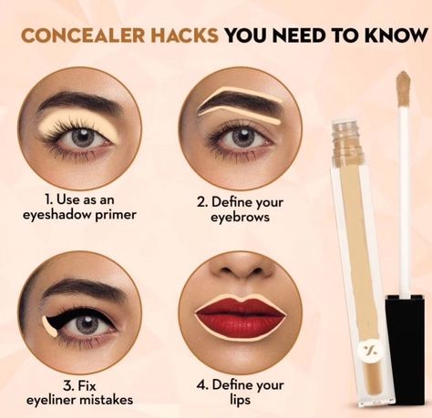 Concealer application #makeup #makeuptutorial #makeupartist #makeuplover #concealer #eyes #lips #beautybloggers #beautycommunity #hacks #tips #tricks #aseya_salon Concelear Only Make Up, Hair Masks For Damaged Hair, Make Up For Morena, Concealer Eyes, Make Up Wedding Natural, Homemade Hair Masks, Diy Concealer, Concealer Application, Natural Make Up Wedding