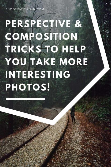 Perspective and composition tricks to help you take better photos! » Learn how to shoot film with these film photography tips and tutorials on Shoot It With Film #shootitwithfilm #filmisnotdead #ishootfilm #analogphotography #filmphotography #35mmfilm #35mm #35mmfilmphotography #mediumformat #kodak #kodakfilm #photographytips Point And Shoot Photography, Perspective Shots, Brenizer Method, 3 Point Perspective, Composition Tips, Photography Things, Shot Film, Film Photography Tips, Kodak Film