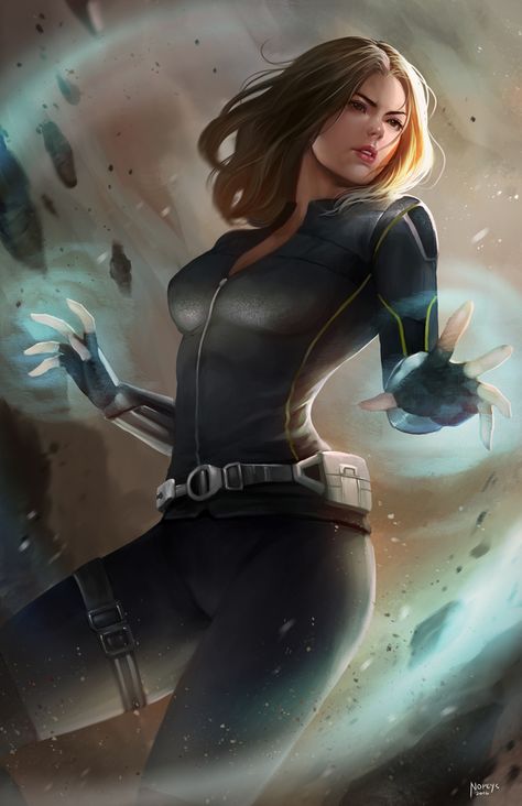 Daisy by NOPEYS.deviantart.com on @DeviantArt Quake Powers, Quake Marvel, Comic Book Artwork, Marvel Girls, Avengers Assemble, Black Widow, Marvel Characters, Marvel Superheroes, Marvel Universe