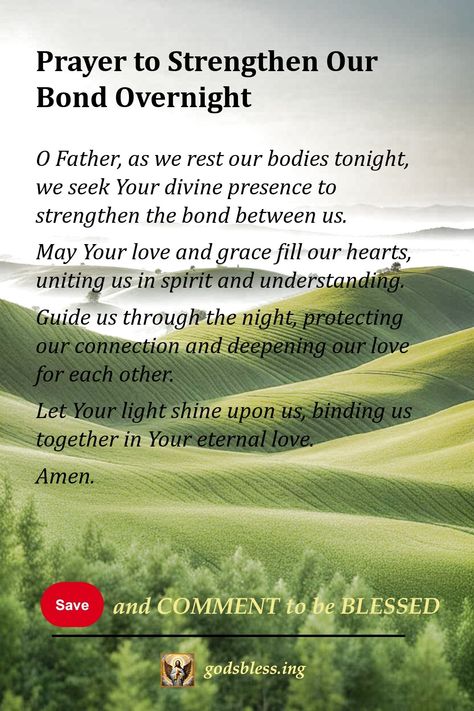 Prayer to Strengthen Our Bond Overnight Prayers For Couples To Pray Together, Couple Prayers, Prayer For Couples, Relationship Prayers, Christianity Aesthetic, Intercession Prayers, Prayers For Marriage, Prayers For My Family, Prayer Before Sleep