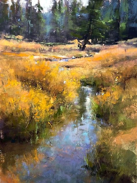 Modern Landscape Art, Direct Painting, Meaningful Paintings, Pastel Landscape, Modern Landscape, Paintings I Love, Plein Air Paintings, Pastel Art, Pastel Painting