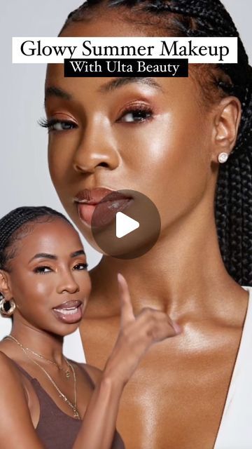 JALEESA JAIKARAN on Instagram: "⁣ Cream, liquid or powder bronzer?⁣ Which do you prefer? 👇🏾  Using bronzer for that Glowy Skin look for Summer? Immediately yes ☀️ ⁣ ⁣ Here’s how to use liquid, cream & powder bronze for that perfect glow⁣ ⁣ Products in this video:⁣ @ultabeauty  ☀️ @narsissist Laguna Bronzer⁣ ☀️ ULTA Beauty Collection Oh My Glow Cream Bronzer⁣ ☀️ @lorealparis Match True Match Lumi Glotion⁣ ☀️  ULTA Beauty Collection Island Pineapple Clear Self Tan Gel⁣ ☀️  @benefitcosmetics DEW-LA-LA HIGHLIGHT LIQUID COMET⁣  ⁣ ⁣ #ultabeautypartner  #makeuptips #makeupwithjaleesa #makeupvideos #beautyreels #makeupreel" How To Use Bronzer And Highlighter, Highlighter For Dark Skin, Contour For Dark Skin, True Match Lumi Glotion, Mac Bronzer, Lumi Glotion, Glow Products, Cream Bronzer, Powder Bronzer