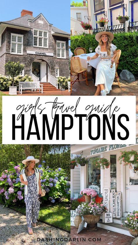 WEEKEND TRAVEL GUIDE TO THE HAMPTONS - Dashing Darlin' East Hampton Bachelorette, Weekend In The Hamptons Outfits, Hamptons In The Fall, Hamptons Bachelorette Party Itinerary, Hamptons Instagram Pictures, Hamptons Itinerary, The Hamptons Bachelorette Party, Hampton Bachelorette Party, Summer In The Hamptons Aesthetic