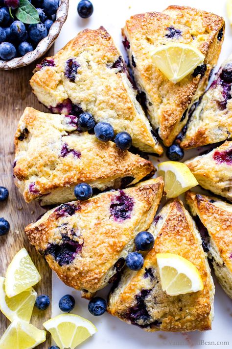 Discard Blueberry Scones, Sourdough Lemon Blueberry Scones, Lemon Blueberry Sourdough Scones, Blueberry Sourdough Scones, Gourmet Muffins, Lemon Blueberry Sourdough, Discard Scones, Lemon Sourdough, Sourdough Treats