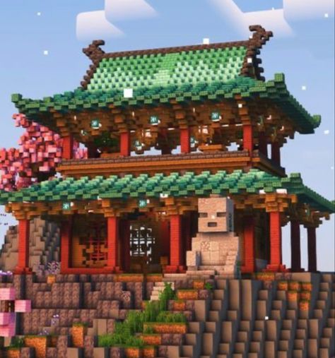 Japanese Roof Design Minecraft, Minecraft Asian Architecture, Minecraft Ramen Cart, Torri Gate Minecraft, Minecraft Japanese Wall Gate, Japanese Library Minecraft, Corner Store Minecraft, Asian Temple Minecraft, Minecraft Japanese Entrance