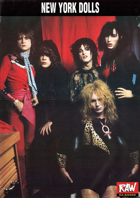 New York Dolls Band, 80s Rock And Roll, Glam Rock 70s, David Johansen, Mick Jagger Aesthetic, 80s Mens Fashion, 70s Glam Rock, 80s Hair Metal, Glam Rock Bands