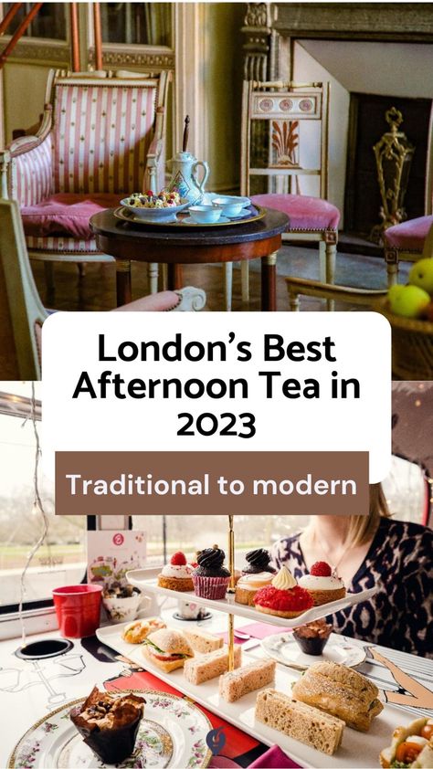 Tourists traveling to London should try to fit an afternoon tea into their trip. Get ready for a truly unique and authentic London experience! This guide lists the best places for tea in London, varying from cheap to expensive and casual to formal tea experiences. #london #tea #traveltips #travellondon Best Place For Tea In London, Best Afternoon Tea In London, High Tea London, Claridges London, London High Tea, London Afternoon Tea, Traveling To London, Afternoon Tea In London, Tea In London