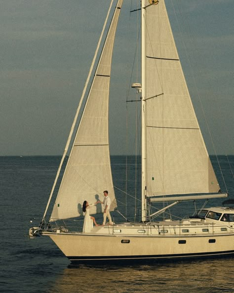 an evening at sea with peyton & caitlin ⛵️ • • • keywords: documentary photography, cinematic photography, visual poetry, storytelling, love, couples photoshoot, tampa elopement, travel photographer, couples inspo, romcom, movie scenes, sailboat, sail, sailboat photoshoot, 🏷️ #floridaphotographer #tampaphotographer #stpeteweddingphptographer #tampaweddingphotographer #destinationweddingphotograoher #stpetephotographer #film #visualpoetry #cinematicphotographer #floridaweddingphotographer ... Couple On Sailboat, Sailboat Engagement Photos, Sailboat Photoshoot, Acadia Elopement, Sailboat Elopement, Tampa Elopement, Couple Poetry, Sailboat Photography, Sailing Aesthetic