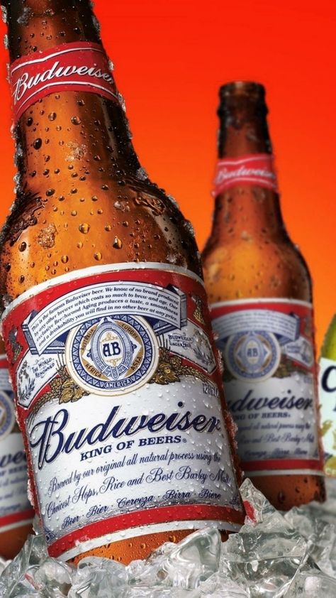 Budweiser Wallpaper, Beer Wallpaper Iphone, Beer Wallpaper, Brown Glass Bottles, Budweiser Beer, All Beer, Lager Beer, Beer Brands, Start Ups