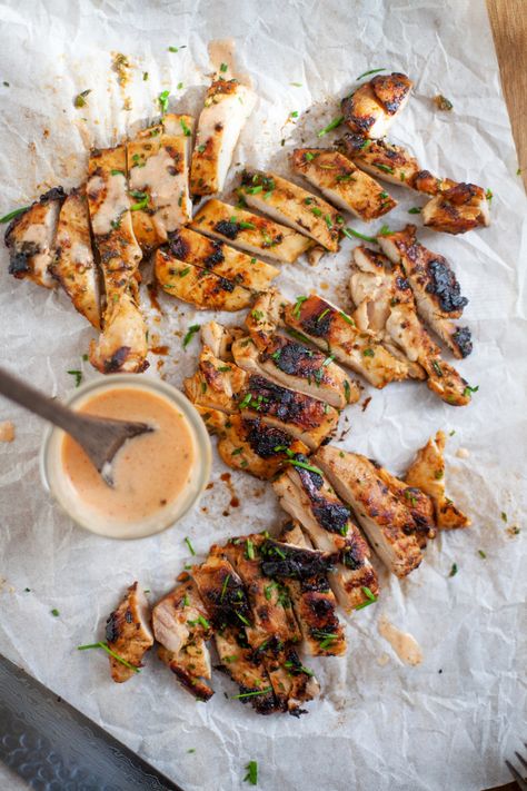 BBQ Soy Ginger Chicken Thighs - Lillie Eats and Tells Soy Ginger Chicken, Low Sugar Bbq Sauce, Lillie Eats And Tells, Quick Summer Meals, Chicken Thighs Dinner, Mediterranean Grilled Chicken, Soy Ginger, Bbq Chicken Thighs, Summer Bbq Recipes