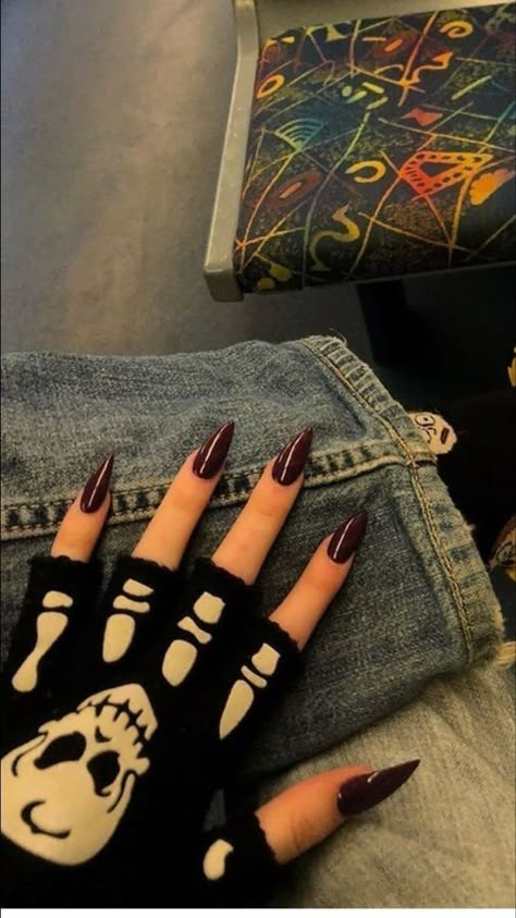 Vampire Nails, Punk Nails, Gothic Nails, Goth Nails, Grunge Nails, Pretty Gel Nails, Soft Nails, Dark Nails, Manicure Y Pedicure