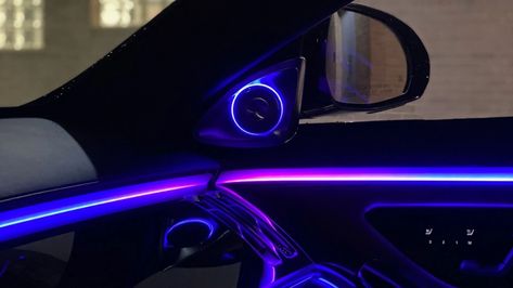 Which Car Has the Best Ambient Lighting? Bmw Interior, Always Has Been, Midnight City, Portable Air Purifier, Accessories To Make, Indirect Lighting, Kia Soul, Benz S, Mood Light