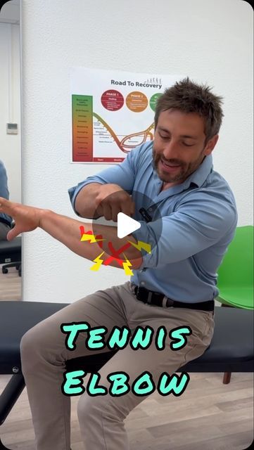 James Somerset Osteopath on Instagram: "How to fix tennis elbow. #tenniselbow #tenniselbowrelief" Exercises For Tennis Elbow, Tenis Elbow Exercise, How To Treat Tennis Elbow, How To Help Tennis Elbow, Tennis Elbow Massage, Tennis Elbow Exercises Physical Therapy, Tennis Elbow Stretches, Tennis Elbow Relief, Tennis Elbow Exercises