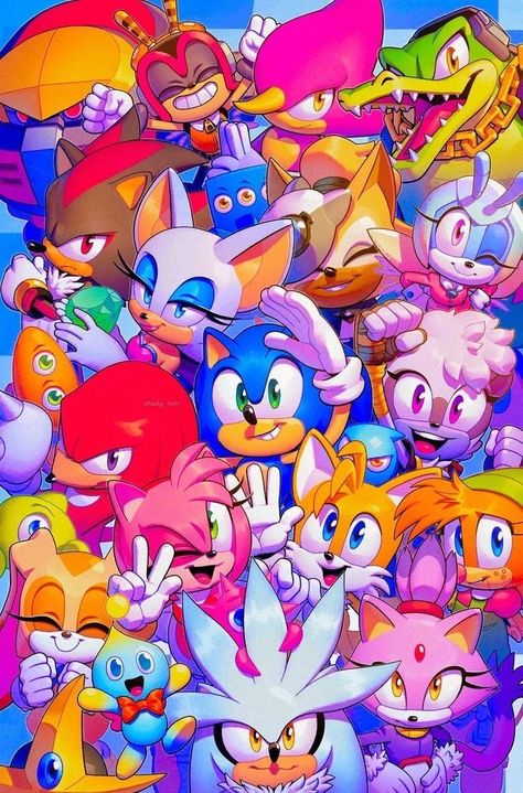 Sonic Wallpaper, Sonic Unleashed, Hedgehog Movie, Rouge The Bat, Sonic Heroes, Silver The Hedgehog, Sonic Fan Characters, Sonic Franchise, Sonic Adventure