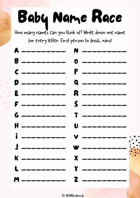 Baby Shower Crafts For Kids, Games For A Baby Shower, Cute Baby Shower Ideas For A Girl, Babyshowerparty Ideas Simple, Printable Baby Shower Games Free, Baby Shower Games Free, Baby Shower Games Printable Free, Baby Shower Games And Activities, Boy Baby Shower Game Ideas