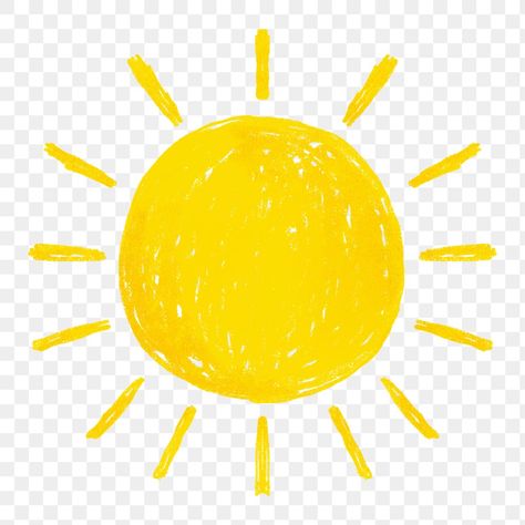 Sun Transparent Background, Cute Transparent Icons, Draw Sun, Sun Doodle, Png Sun, Transparent Icons, Sun Element, Aesthetic Pngs, College Assignment