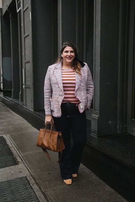 Katie Sturino | @katiesturino Plus Size Street Style 2020, Plus Size New York Outfits, New York Fashion Week Outfits, New York Outfits Winter, Outfits Winter Casual, Curvy Fall Outfits, Plus Size Street Style, Katie Sturino, New York Outfits