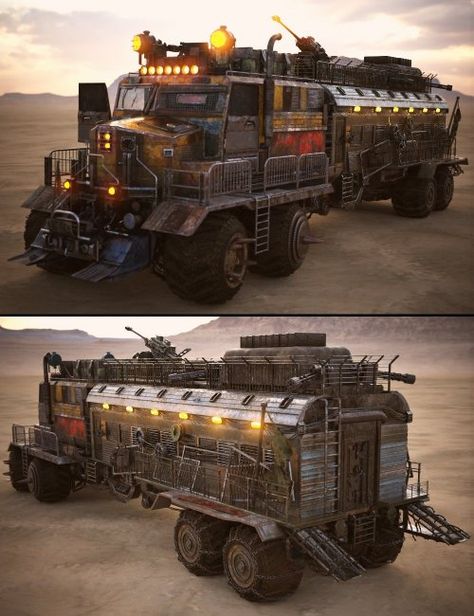 Post Apocalypse Vehicle, Apocalypse Vehicle Concept Art, Post Apocalyptic Truck, Post Apocalyptic Car, Zombie Apocalypse Vehicle, Zombie Apocalypse Car, Post Apocalyptic Vehicle, Apocalypse Truck, Tactical Truck Ideas