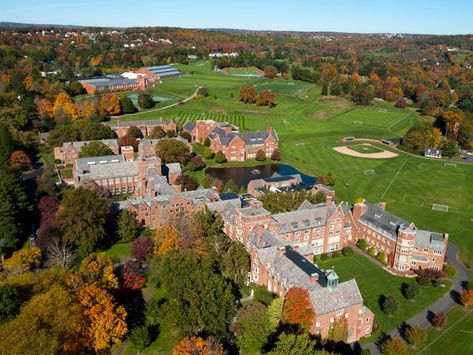 The Most Beautiful Private High School in Every State in America | Architectural Digest Taft School, High School In America, Boarding School Aesthetic, Private High School, School Building Design, Schools In America, Campus Map, School Campus, Dream School