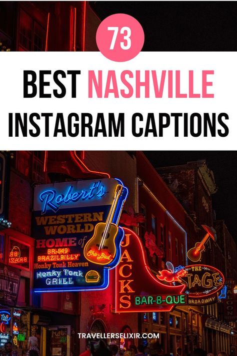 Best Nashville Instagram captions & quotes Nashville Captions Instagram, Nashville Instagram Captions, Bachelorette Party Instagram, Nashville Quotes, Instagram Captions Cute, Vacation Captions, Nashville Vacation, Visit Nashville, Funny Instagram Captions