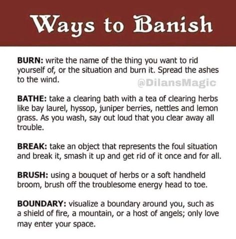 Banishing Spells, Hoodoo Magic, Banishing Spell, Witchcraft Spells For Beginners, Hoodoo Spells, Spells For Beginners, Traditional Witchcraft, Witch Things, Witch Tips