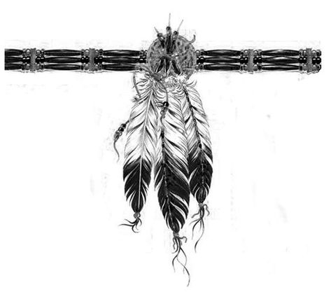 Tattoo Ideas For Men Native American, Native Bracelet Tattoo, Native Band Tattoo, Native American Band Tattoo, Native American Feathers Drawing, Native American Art Tattoo, Native American Feather Tattoo, Cherokee Tattoos, Native Indian Tattoos