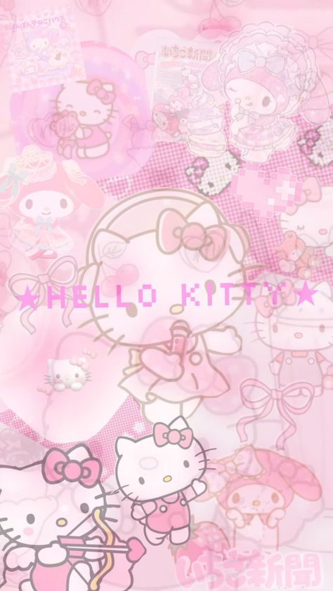 ★hello kitty wallpaper 2 ★ #hellokitty #sanrio #wallpapers Hello Kitty Screensaver, Hello Kitty And My Melody Wallpaper, Sanrio Pink Wallpaper, Cute Wallpaper Hello Kitty, Ipad Wallpaper Hello Kitty, Kawaii Sanrio Wallpaper, Kawaii Hello Kitty Wallpaper, Hellokittycore Wallpaper, Sanrio Aesthetic Wallpaper