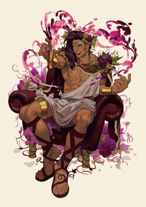 Dionysus God, How's It Going, Greek Mythology Gods, Arte 8 Bits, Greek Gods And Goddesses, Greek And Roman Mythology, Greek Mythology Art, Mythology Art, Greek Myths