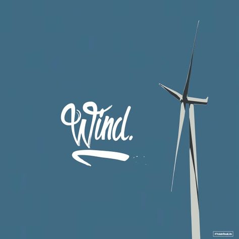 Wind Typography, Wind Logo, Vector Typography, Temple Design, Heat Pump, Wind Turbine, Typography Design, Temple, Typography