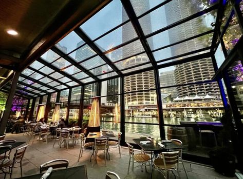 2023 in Review for Roll-A-Cover - America's Leading Custom Manufacturer of Retractable Enclosure and Roof SystemsAmerica's Leading Custom Manufacturer of Retractable Enclosure and Roof Systems Glass Roof Restaurant, Retractable Enclosure, Chicago Rooftop Restaurants, Perona Farms, Chicago Riverwalk, Chicago Winter, City Winery, Retractable Roof, Residential Pool