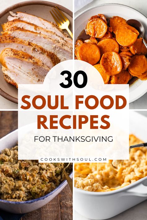 Black family soul food thanksgiving dinner recipes Soul Food Thanksgiving Dinner Ideas, Black Folks Thanksgiving Dinner, Thanksgiving Appetizers Black People, Soul Food Deviled Eggs, Thanksgiving Menu Black People, Thanksgiving Meal Ideas Black People, Soul Thanksgiving Food, Thanksgiving Dinner Ideas Black People, African American Thanksgiving Dinner