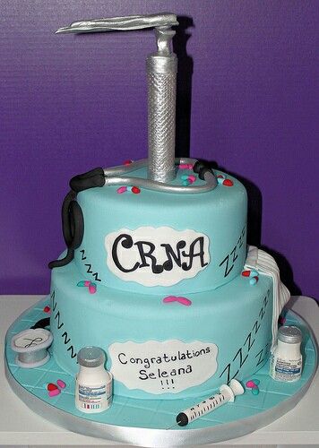 Crna cake----I want this when to celebrate when I my dream becomes a reality!!! Anesthesia Cake Ideas, Crna Graduation Party, Anesthesia Cake, Anesthesiologist Cake, Crna Graduation, Anesthesia School, Anesthesia Humor, Crna Nurse Anesthetist, Medical Cake