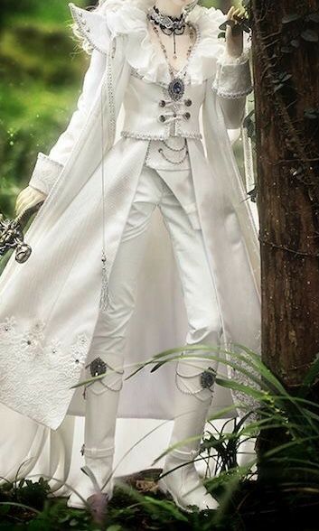 White Demon, Prince Clothes, Angel Outfit, Royal Clothing, Fantasy Dress, Fantasy Clothing, Fancy Outfits, Fantasy Fashion, Character Outfits