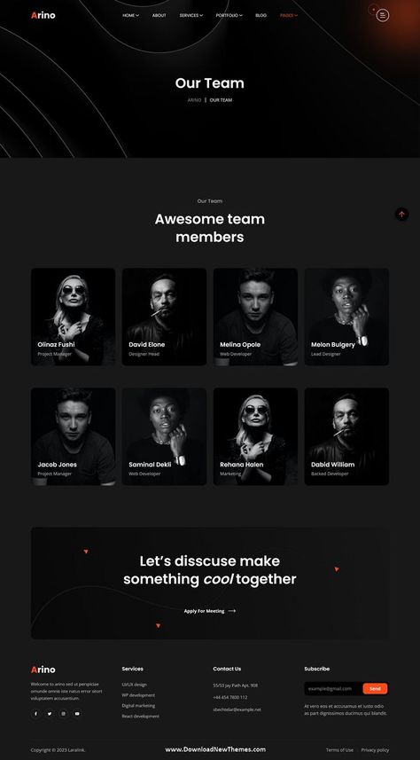 Arino - Creative Agency WordPress Theme Modern Web Design Trends, Web Developer Portfolio, Personal Website Design, Creative Agency Website, Personal Website Portfolio, Marketing Agency Website, Agency Website Design, Website Company, Modern Website Design