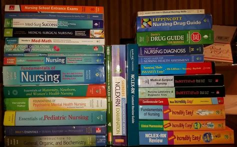 Books Vision Board Materials, Nursing Textbooks, Nursing Assessment, Nursing School Essential, Medical Books, School Entrance, Medical Surgical Nursing, Nursing Books, Fundamentals Of Nursing