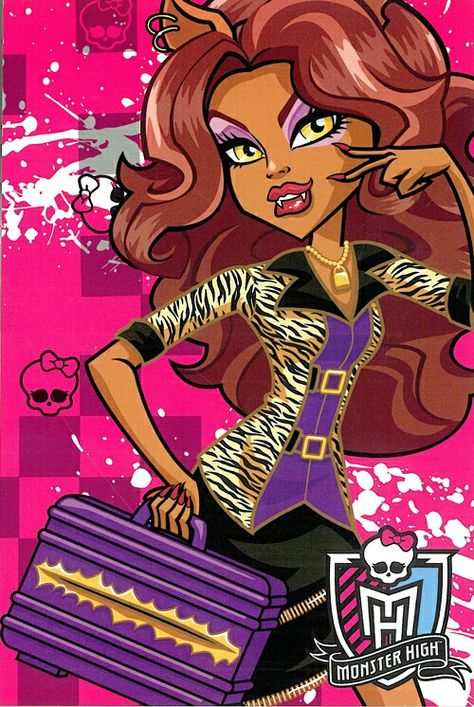 Clawdeen Wolf Clawdeen Official Art, Clawdeen Wolf Official Art, Monster High Printables, High Illustration, Monster High Room, High Pics, High Wallpaper, Monster High Pictures, Clawdeen Wolf