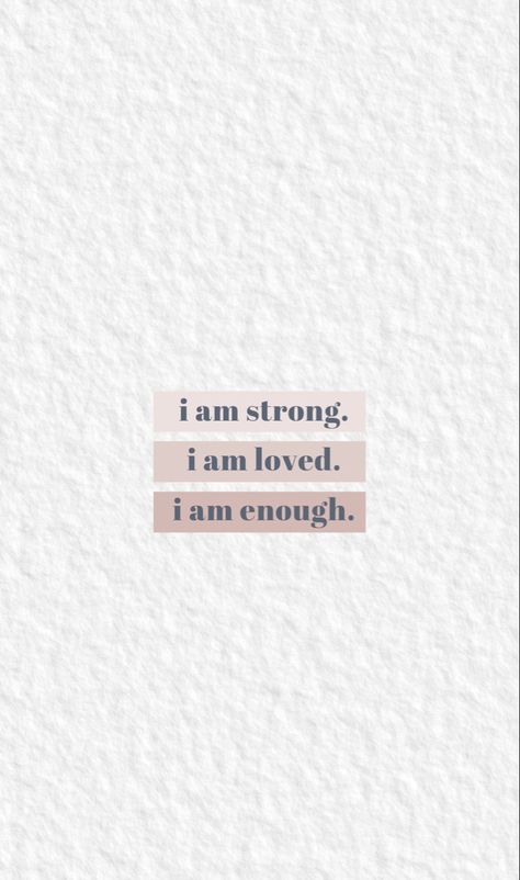 Positive Affirmation Wallpaper Aesthetic, Positive Backgrounds, Positive Quote Poster, Enough Is Enough Quotes, Affirmation Wallpaper, Iphone Ideas, Free Backgrounds, Motivational Wallpaper, Strong Mind