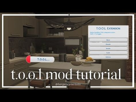 T.O.O.L Mod and Better Build/Buy Mod Tutorial for The Sims 4 - Build Like A Pro! - YouTube Best Build, Sims 4 Build, Cc Finds, Sims 4 Mods, The Sims 4, Sims Cc, Like A Pro, The Sims, Sims 4