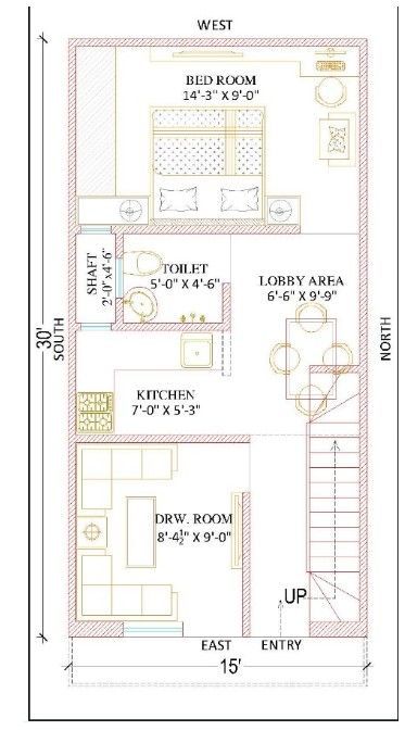 30x15 House Plans, 20 X 30 Floor Plan Layout 1 Bedroom, 17×30 House Plan, 15 X 45 House Plans, 17×35 House Plan, 15 X 30 House Plans, 15x30 House Plans 2bhk, 15×45 House Plan, 15×35 House Plan