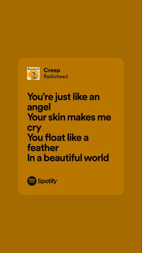 Creep Tattoo Radiohead, Creep Lyrics, Radiohead Tattoo, Creep Radiohead, Lyric Tattoos, Angel Tattoo, Radiohead, Piercing Tattoo, Meaningful Tattoos