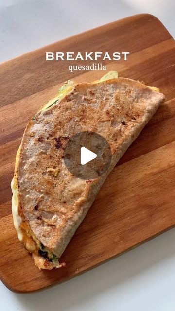 @thefeedfeed on Instagram: "SAVE this video so you can make @hiyurica’s easy one-pan Breakfast Quesadilla this week.   Scramble eggs with your favorite veggies, top with a tortilla, flip, fold and serve! Easy as 1, 2, 3.   Would you try this? Tell us in the comments.  #feedfeed #breakfast #quesadilla #eggs #skillet #onepanrecipe #easyrecipe" Egg Quesadilla Recipes, Scramble Eggs, Breakfast Quesadilla, Becoming A Chef, One Pan Meals, Scrambled Eggs, Stove Top, Skillet, 1 2 3